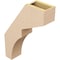 Ekena Millwork 5-inch W x 18-inch D x 24-inch H Monterey Rough Cedar Woodgrain TimberThane Knee Brace, Primed BRCUR05X18X24MONRCPR - alternate 3